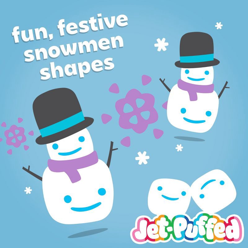 slide 5 of 9, Kraft Jet Puffed Snowman Marshmallows - 08oz, 1 ct