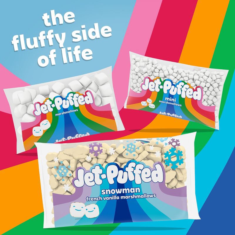 slide 9 of 9, Kraft Jet Puffed Snowman Marshmallows - 08oz, 1 ct