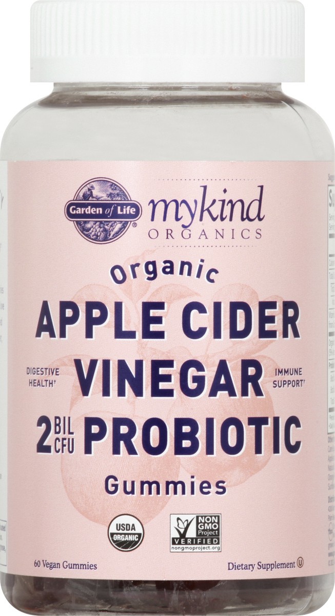 slide 1 of 9, Garden of Life Mykind Apple Cider Vinegar Probiotic, 60 ct