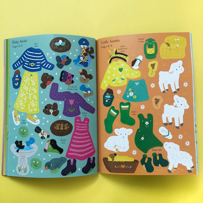 slide 2 of 4, Usborne Books Little Sticker Dolly Dressing Easter - by Fiona Watt (Paperback), 1 ct