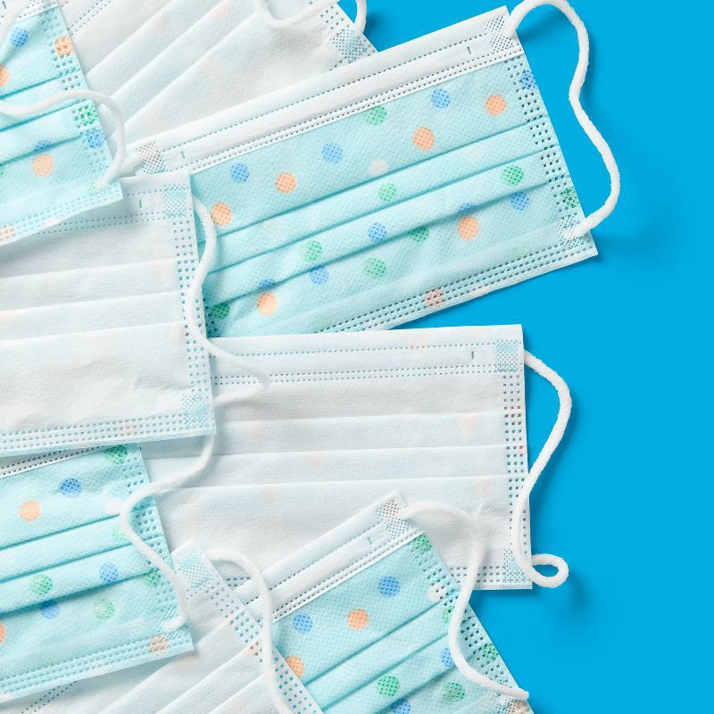 slide 2 of 3, Kids' Non-Medical Face Mask - 10ct - up&up™, 10 ct