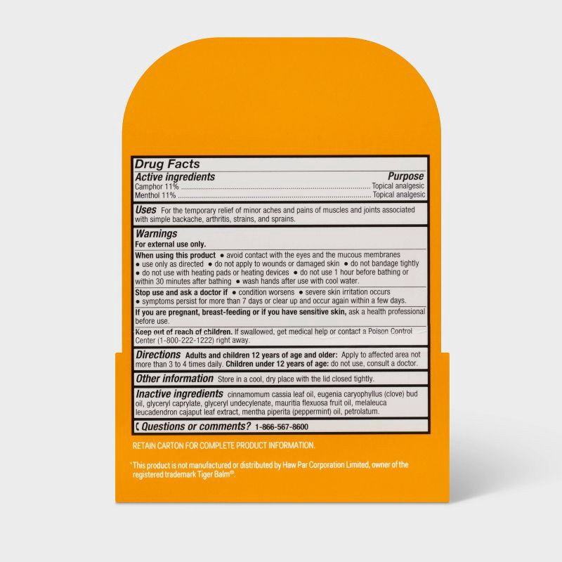 slide 4 of 4, Ultra-Strength Pain Relief Topical Balm Ointment - 0.63oz - up&up™, 0.63 oz