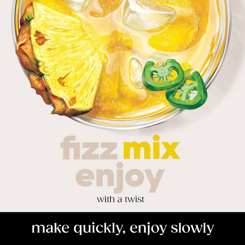 slide 4 of 10, SodaStream Crafted Mixers Pineapple Jalapeno Drink Mix: Liquid Concentrate, Fruit Drink, Soda Streamer Flavor, 1 ct