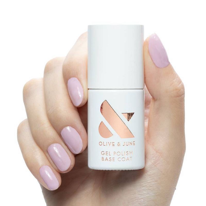 slide 2 of 6, Olive & June Gel Nail Polish - Base Coat - 0.46 fl oz, 0.46 fl oz