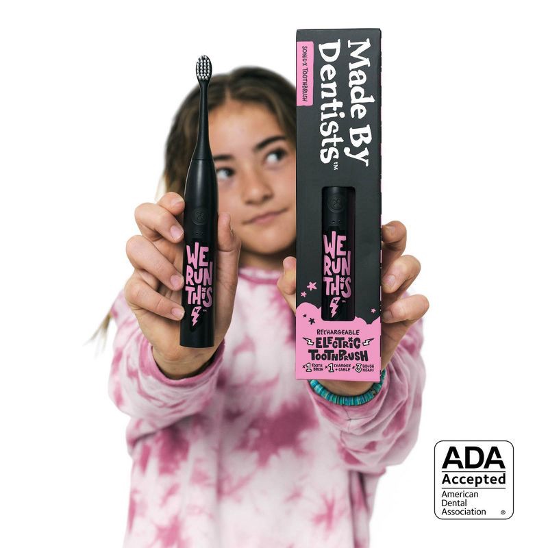 slide 2 of 7, Made By Dentists Sonic X Rechargeable Electric Toothbrush for Kids' - We Run This, 1 ct