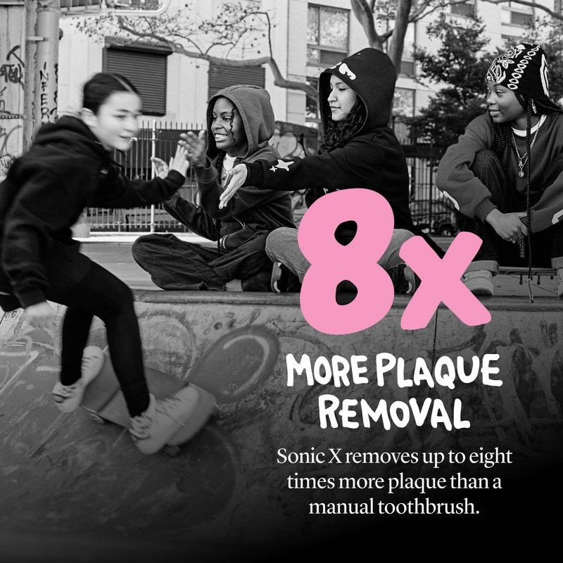 slide 3 of 7, Made By Dentists Sonic X Rechargeable Electric Toothbrush for Kids' - We Run This, 1 ct