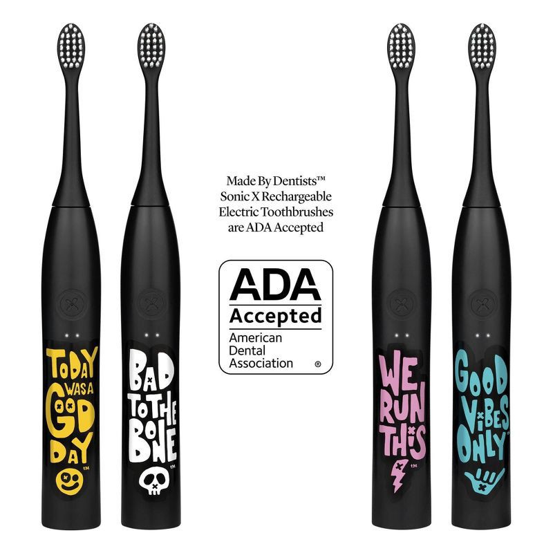 slide 7 of 7, Made By Dentists Sonic X Rechargeable Electric Toothbrush for Kids' - We Run This, 1 ct