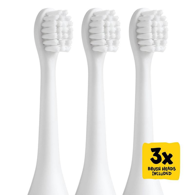 slide 6 of 7, Made by Dentists Kids' Rechargeable Electric Toothbrush with 2 Replacement Toothbrush Heads - Bulldog, 1 ct