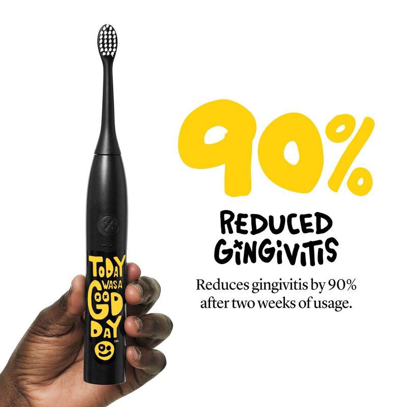 slide 4 of 8, Made By Dentists Sonic X Rechargeable Electric Toothbrush for Kids' - Today Was a Good Day, 1 ct