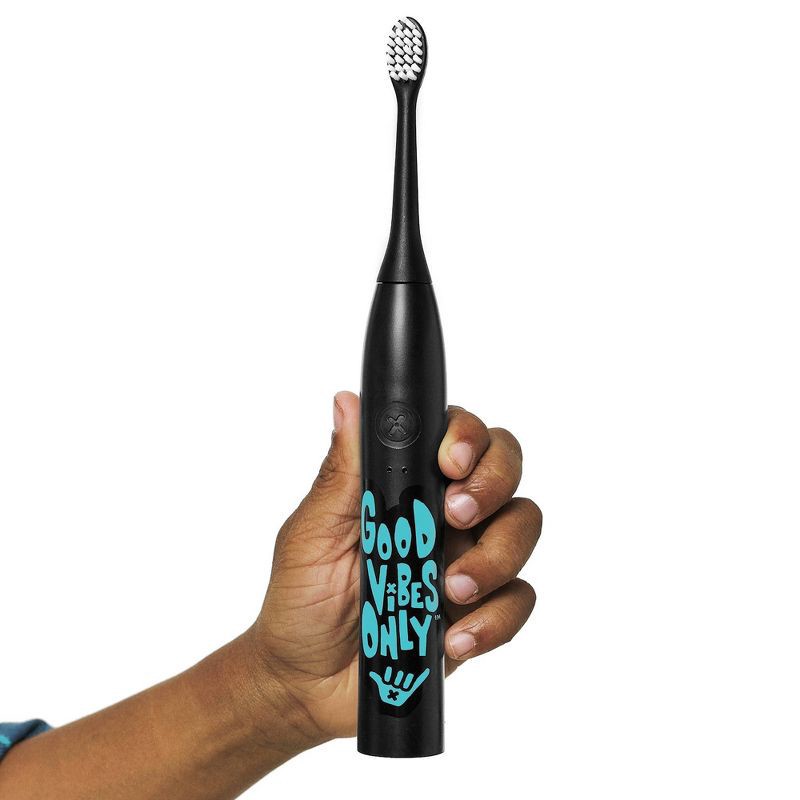 slide 4 of 8, Made By Dentists Sonic X Rechargeable Electric Toothbrush for Kids' - Good Vibes Only, 1 ct
