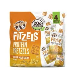 Lenny & Larry's Protein Fitzels Pretzels - Boujie Mustard - 12oz/4ct