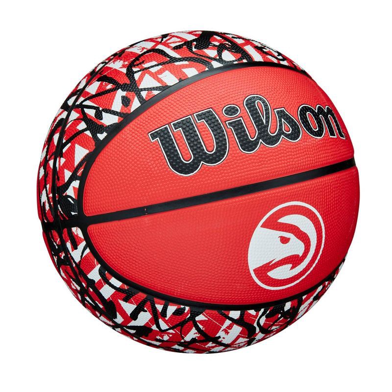 slide 2 of 7, NBA Atlanta Hawks Graffiti Basketball: Composite Shell, 27.5" Size, All Ages, 1 ct