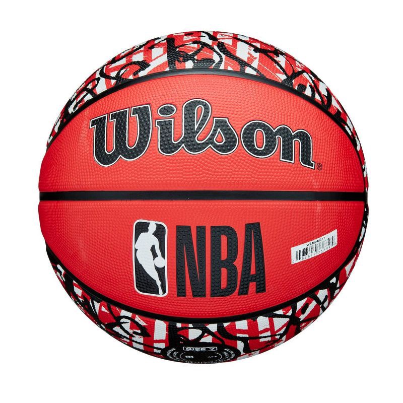 slide 7 of 7, NBA Atlanta Hawks Graffiti Basketball: Composite Shell, 27.5" Size, All Ages, 1 ct