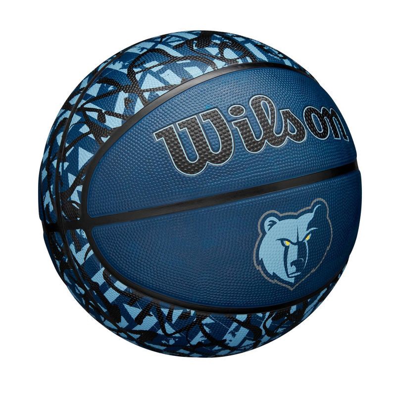 slide 2 of 7, NBA Memphis Grizzlies Graffiti Basketball: 27.5" Composite Sports Ball, 1 ct
