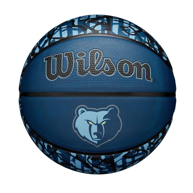 slide 1 of 7, NBA Memphis Grizzlies Graffiti Basketball: 27.5" Composite Sports Ball, 1 ct