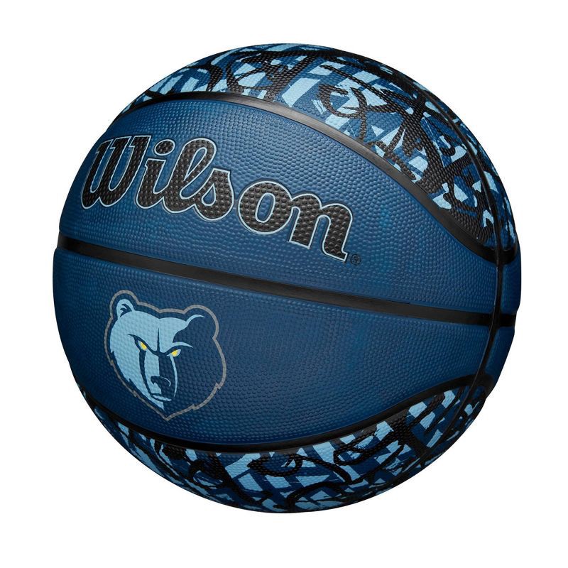 slide 3 of 7, NBA Memphis Grizzlies Graffiti Basketball: 27.5" Composite Sports Ball, 1 ct