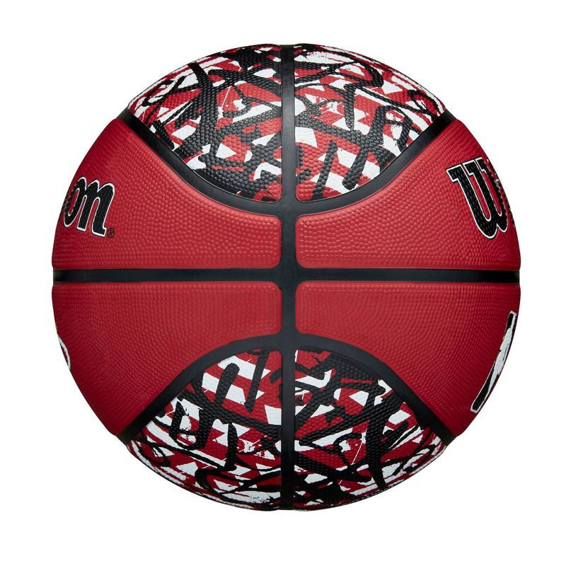 slide 4 of 7, NBA Miami Heat Graffiti Basketball: Composite Shell, 27.5" Size, 1 ct