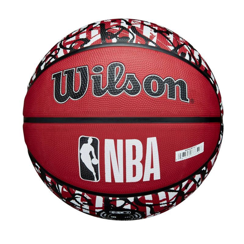 slide 7 of 7, NBA Miami Heat Graffiti Basketball: Composite Shell, 27.5" Size, 1 ct