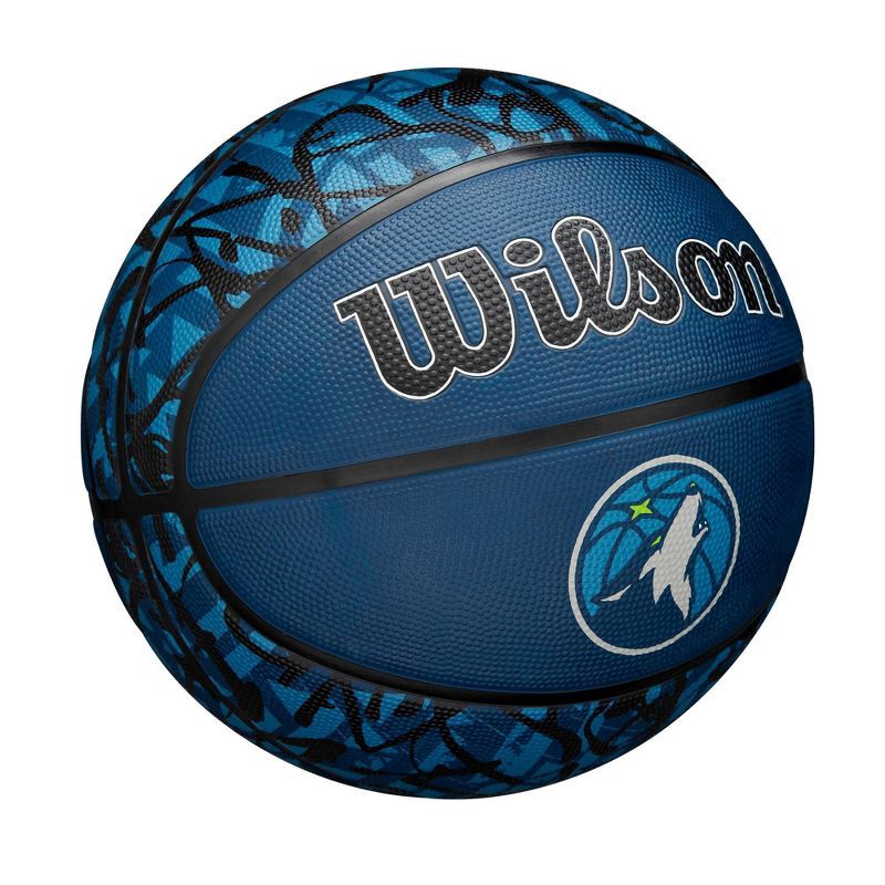 slide 2 of 7, NBA Minnesota Timberwolves Graffiti Basketball: Composite Shell, 27.5" Size, 1 ct