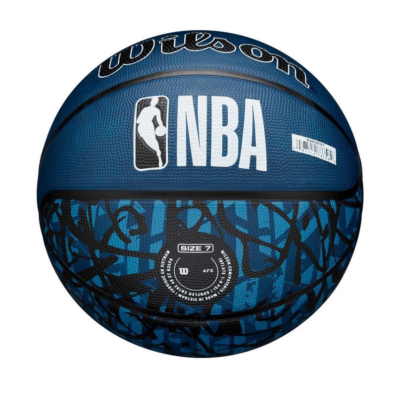 slide 6 of 7, NBA Minnesota Timberwolves Graffiti Basketball: Composite Shell, 27.5" Size, 1 ct