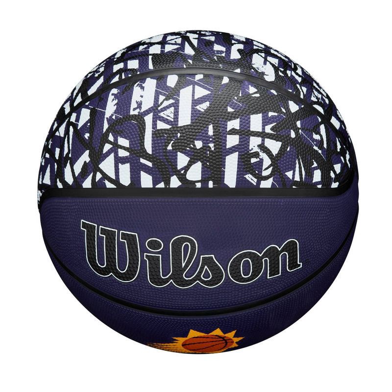 slide 5 of 7, NBA Phoenix Suns Graffiti Basketball: Composite Shell, 27.5" Size, All Ages, 1 ct