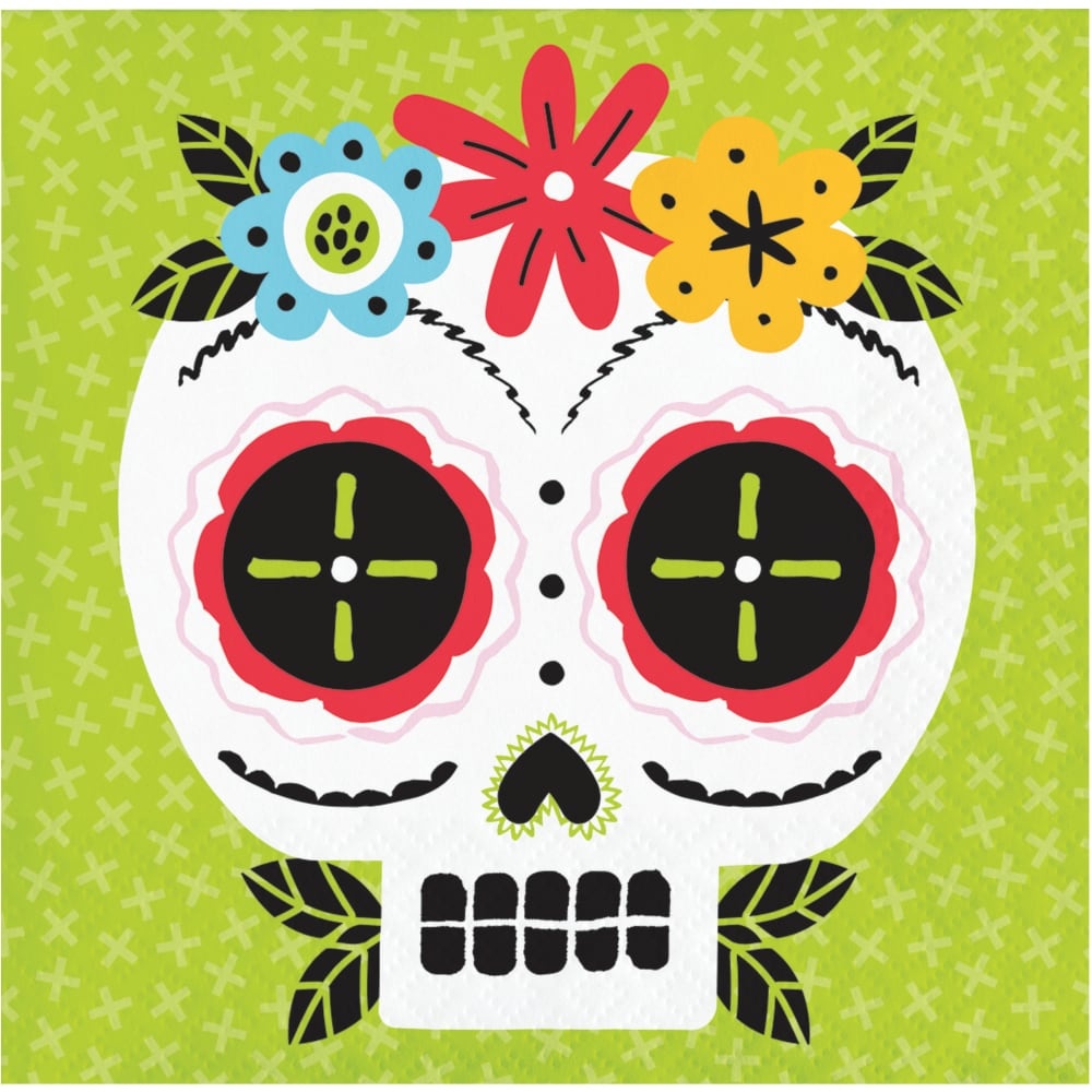 slide 1 of 1, Creative Converting Die De Muertos Decorations, 16 ct