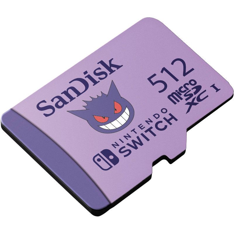 slide 3 of 5, SanDisk Nintendo Switch 512GB Pokemon: MicroSD 100 Mbps Memory Card, 1 ct