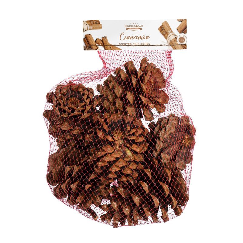 slide 1 of 1, Bindle & Brass Cinnamon Scented Pinecones, 1 ct