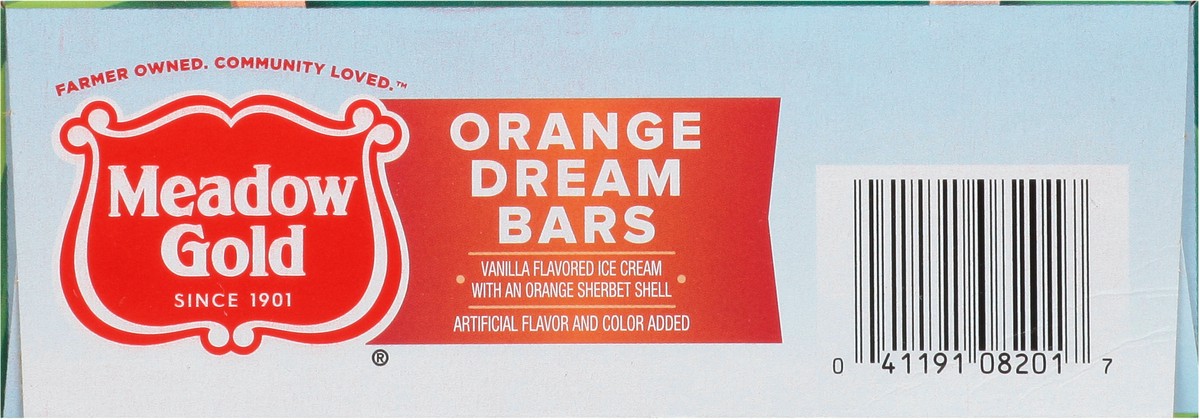 slide 8 of 9, Meadow Gold Orange Dream Bars 6 - 2.5 fl oz Bars, 6 ct