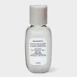 Disc Top Bottle - 3oz - Clear - Dealworthy™: Travel Toiletry Container, Solid Pattern, TSA Compliant