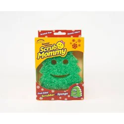 Scrub Daddy Special Edition Scrub Mommy Dual-Sided Scrubber + Sponge - Tree