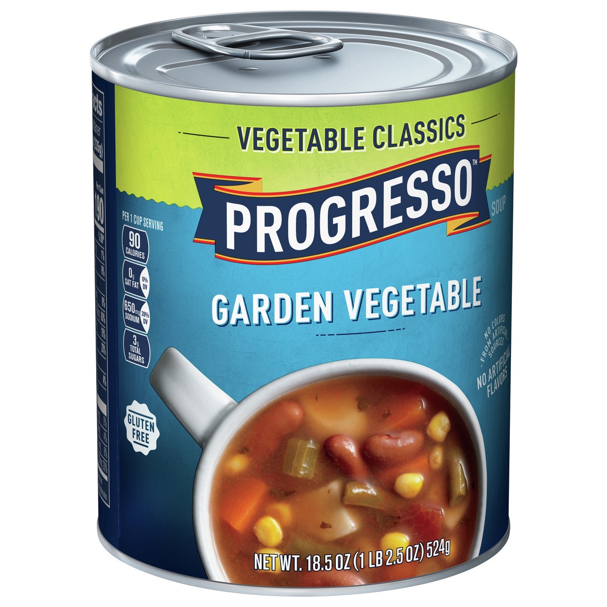 slide 4 of 13, Progresso Vegetable Classics, Garden Vegetable Canned Soup, 19 oz., 18.5 oz