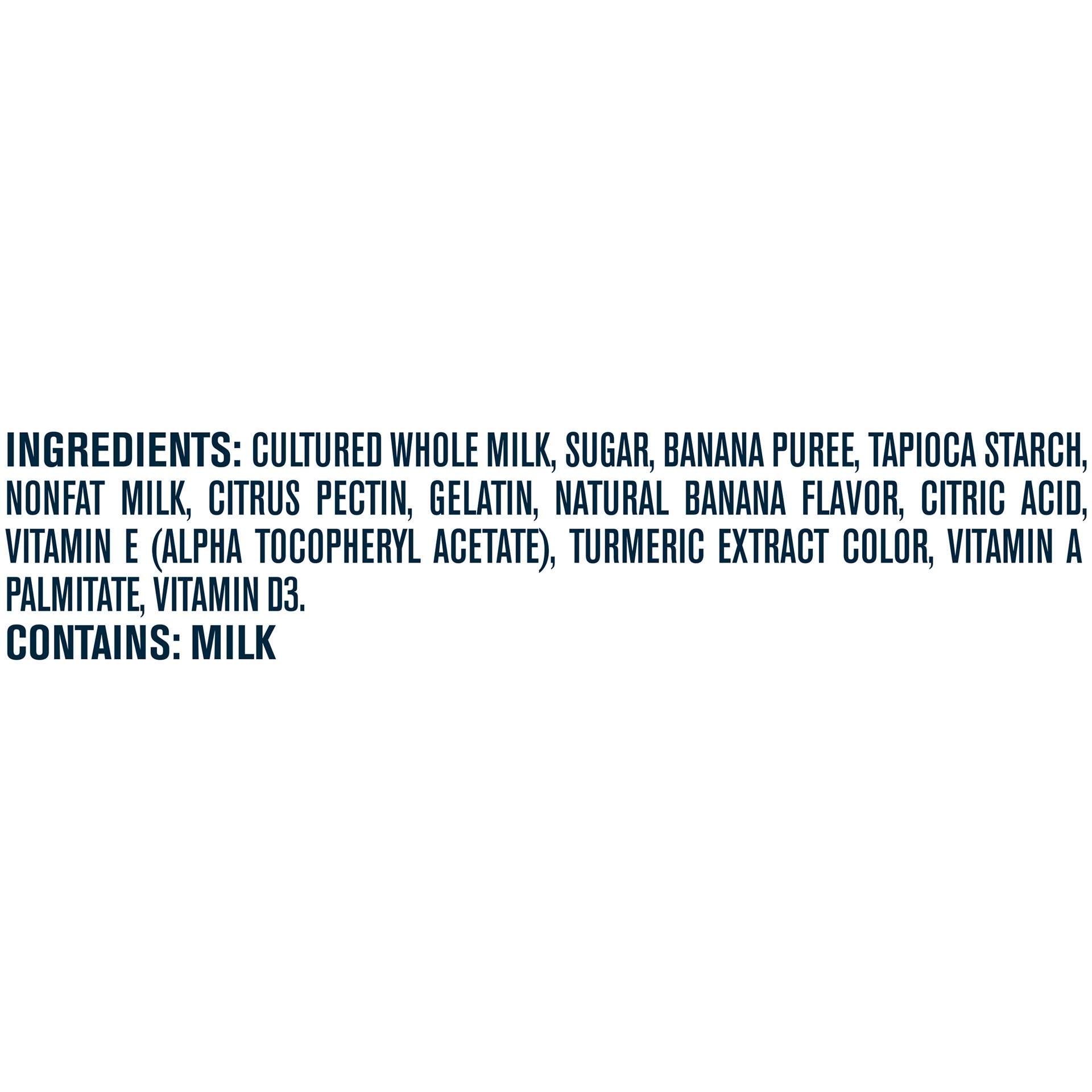 slide 5 of 5, Gerber (Pack of 4) Gerber Yogurt Blends Snack Banana Yogurt, 3.5 oz Cups, 4 ct; 3.5 oz