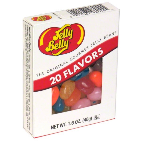 slide 1 of 1, Jelly Belly Jelly Bean Asst Flip Top Box, 1.6 oz