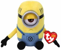 Ty Beanie Babies Mel Plush Minion Yellow Black Blue