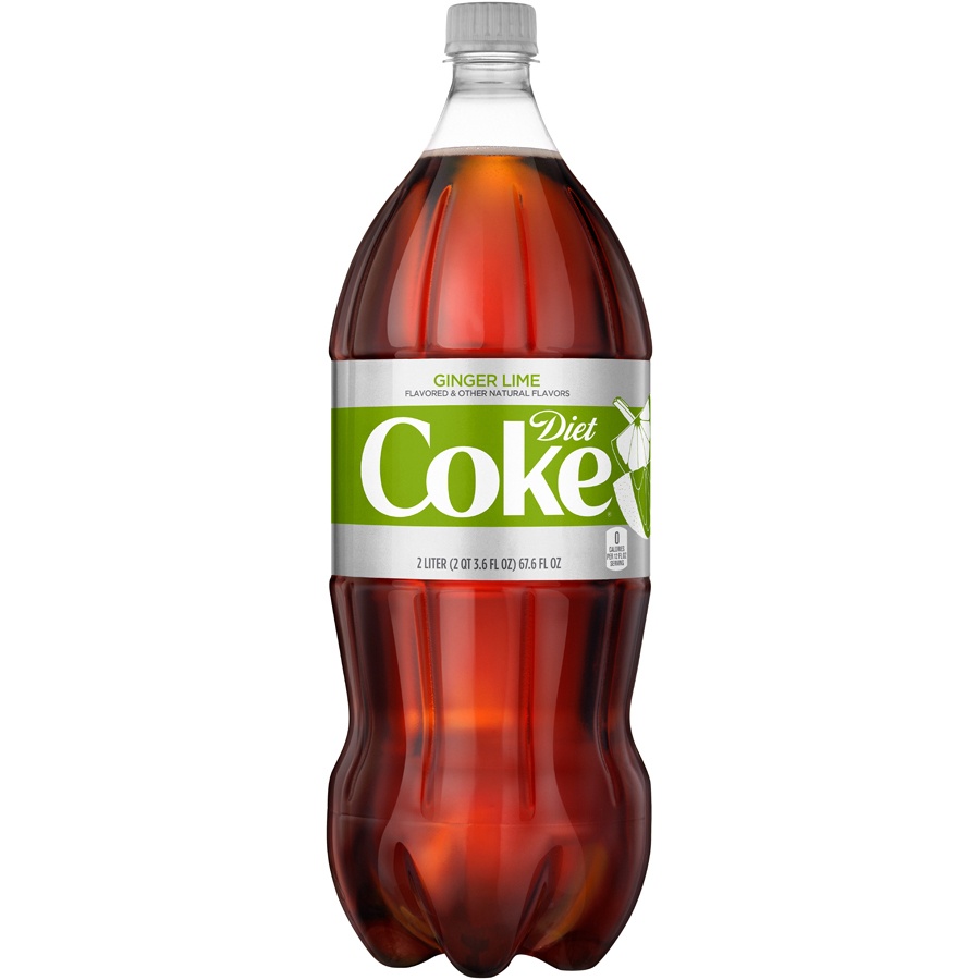 slide 1 of 5, Coca-Cola Cola, with Lime - 67.6 oz, 67.6 oz