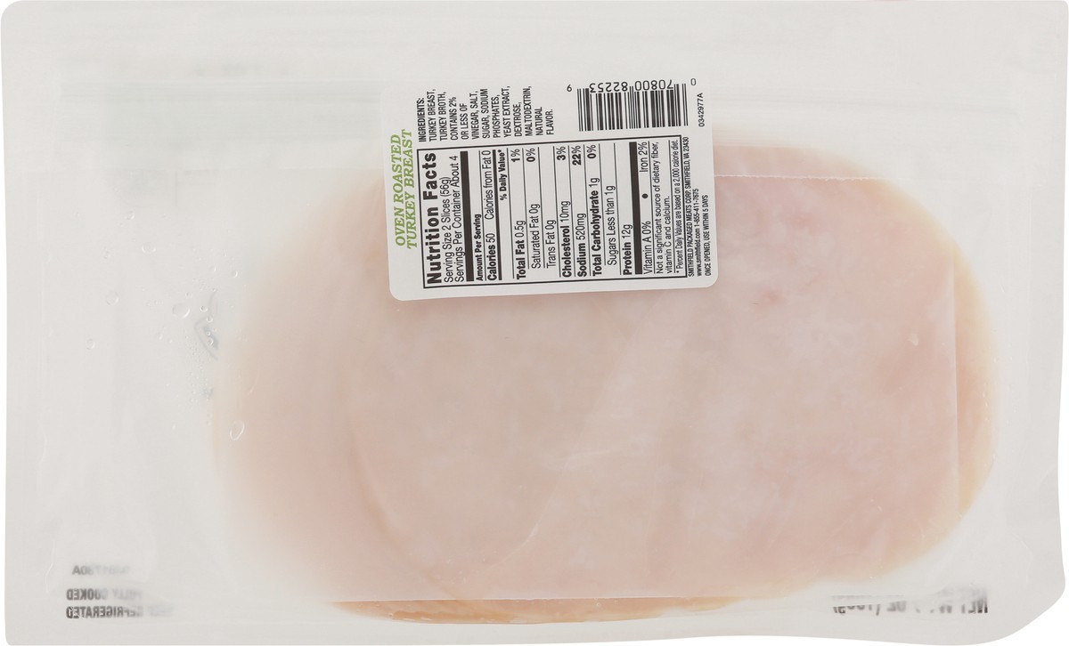 slide 10 of 11, Prime Fresh Delicatessen Smithfield Prime Fresh Pre Sliced Oven Roasted Turkey Breast, 7 oz, 7 oz