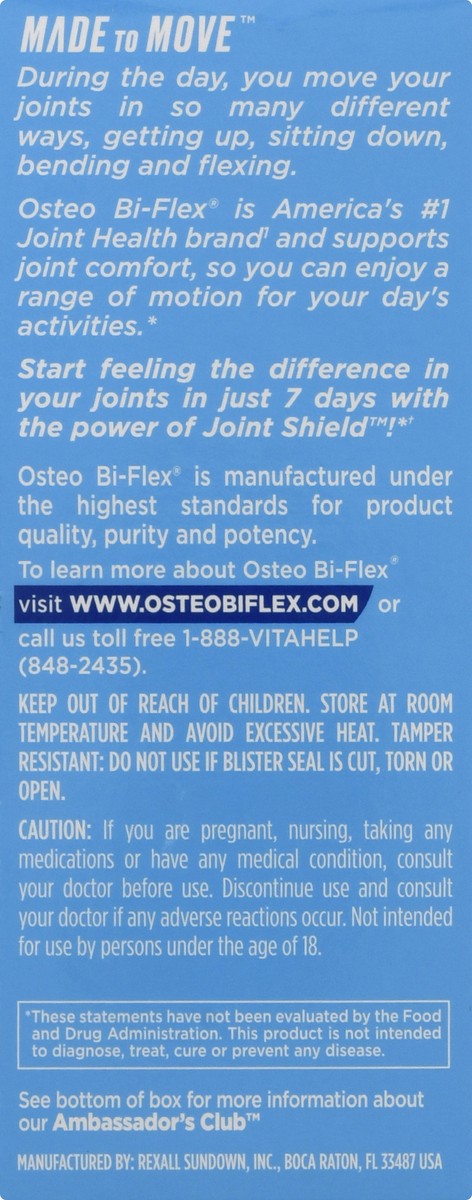 slide 11 of 11, Osteo Bi-Flex Ease Advanced Triple Action Joint Health 28 Mini Tablets, 28 ct