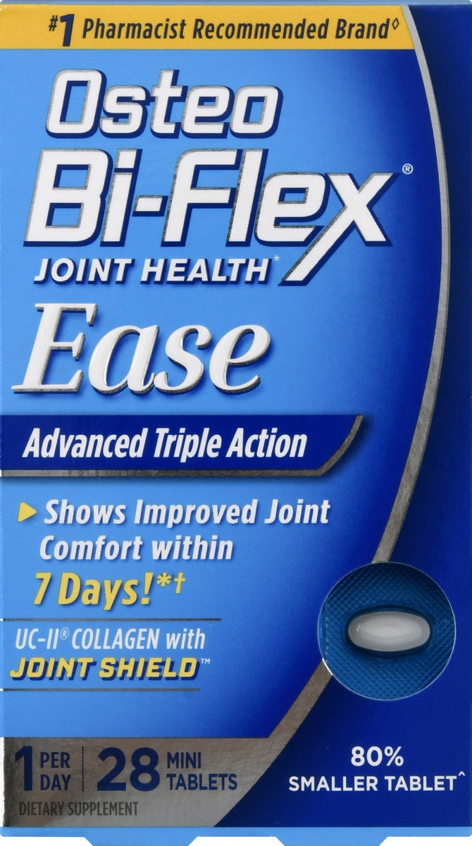 slide 3 of 11, Osteo Bi-Flex Ease Advanced Triple Action Joint Health 28 Mini Tablets, 28 ct