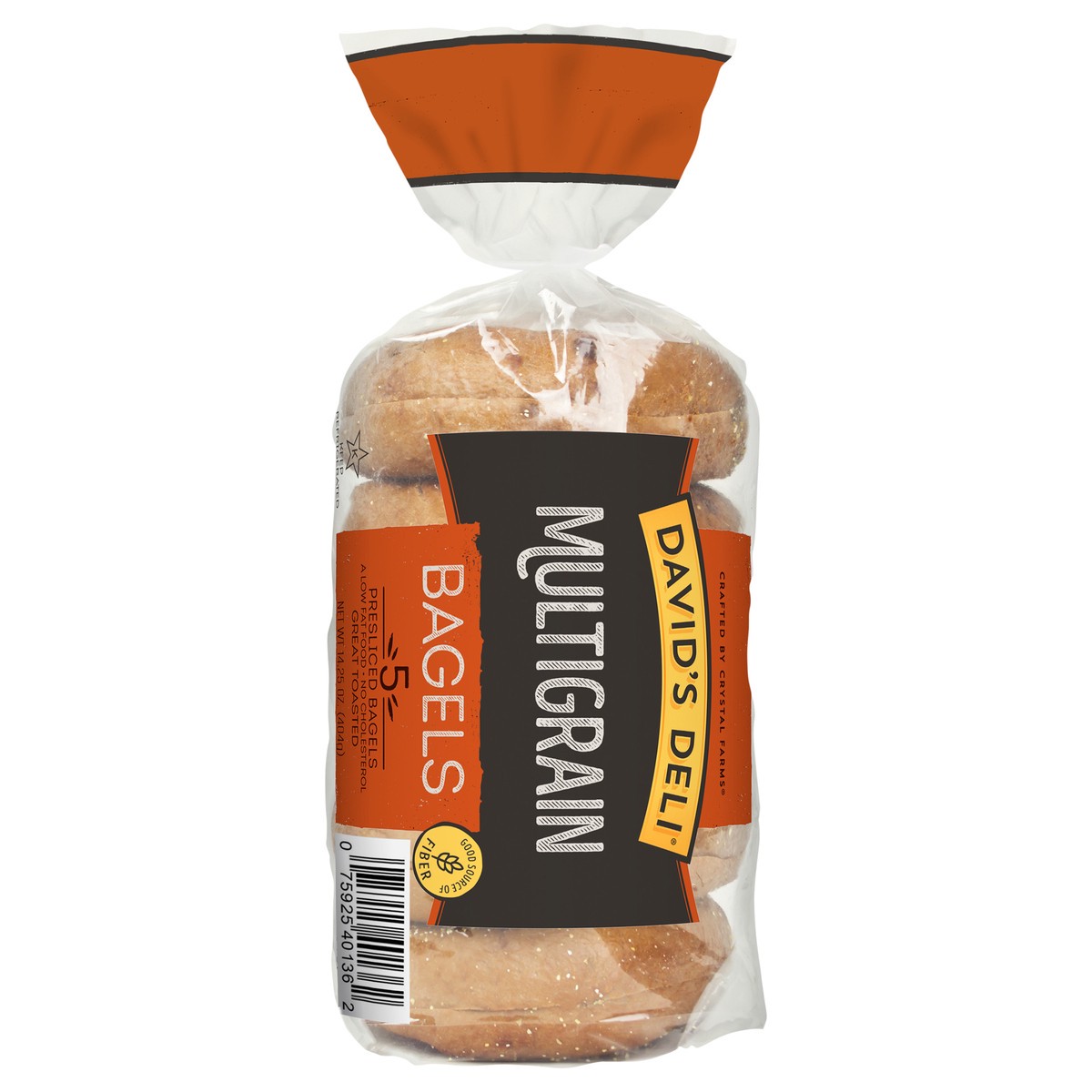 slide 3 of 4, David's Deli Multi Grain Bagels, 5 Ct, 5 ct