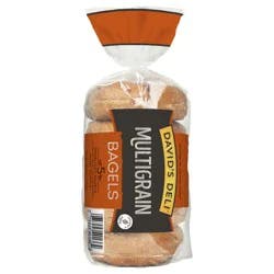 David's Deli Bagels, Presliced, Multigrain