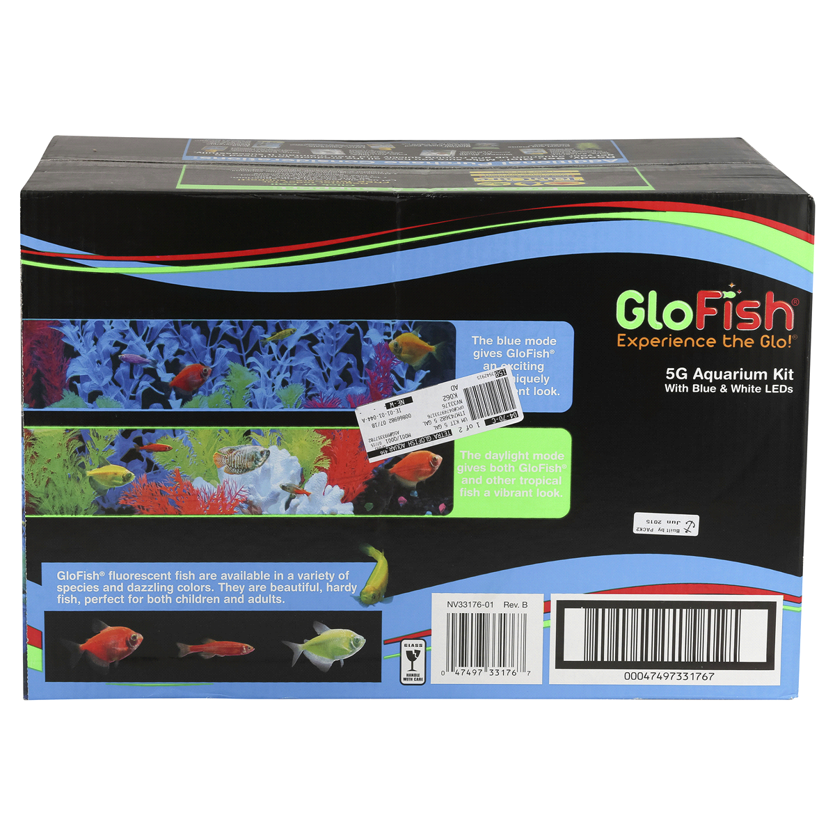 slide 5 of 5, Tetra GloFish Aquarium Kit, 5 gal