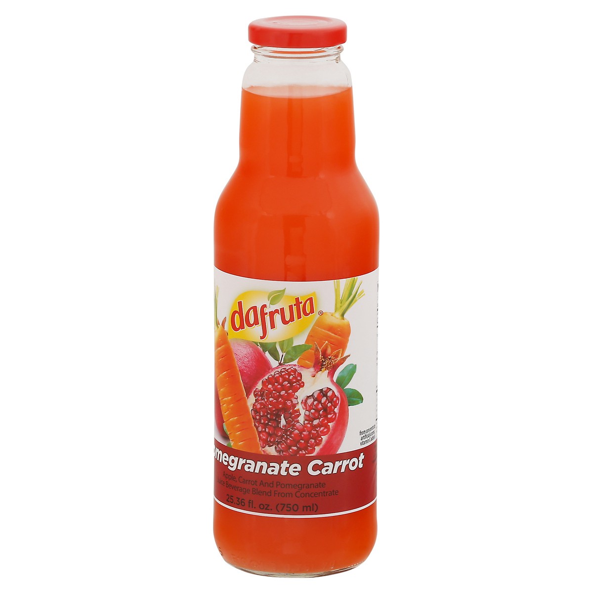 slide 5 of 14, Dafruta Juice Carrot Pomegranate, 750 m