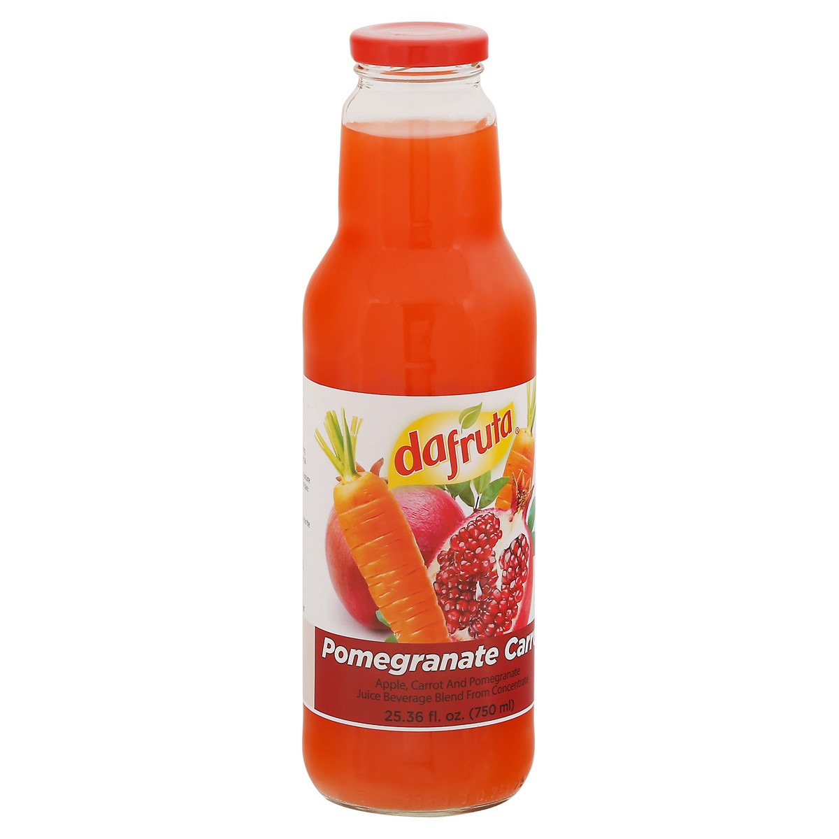 slide 12 of 14, Dafruta Juice Carrot Pomegranate, 750 m