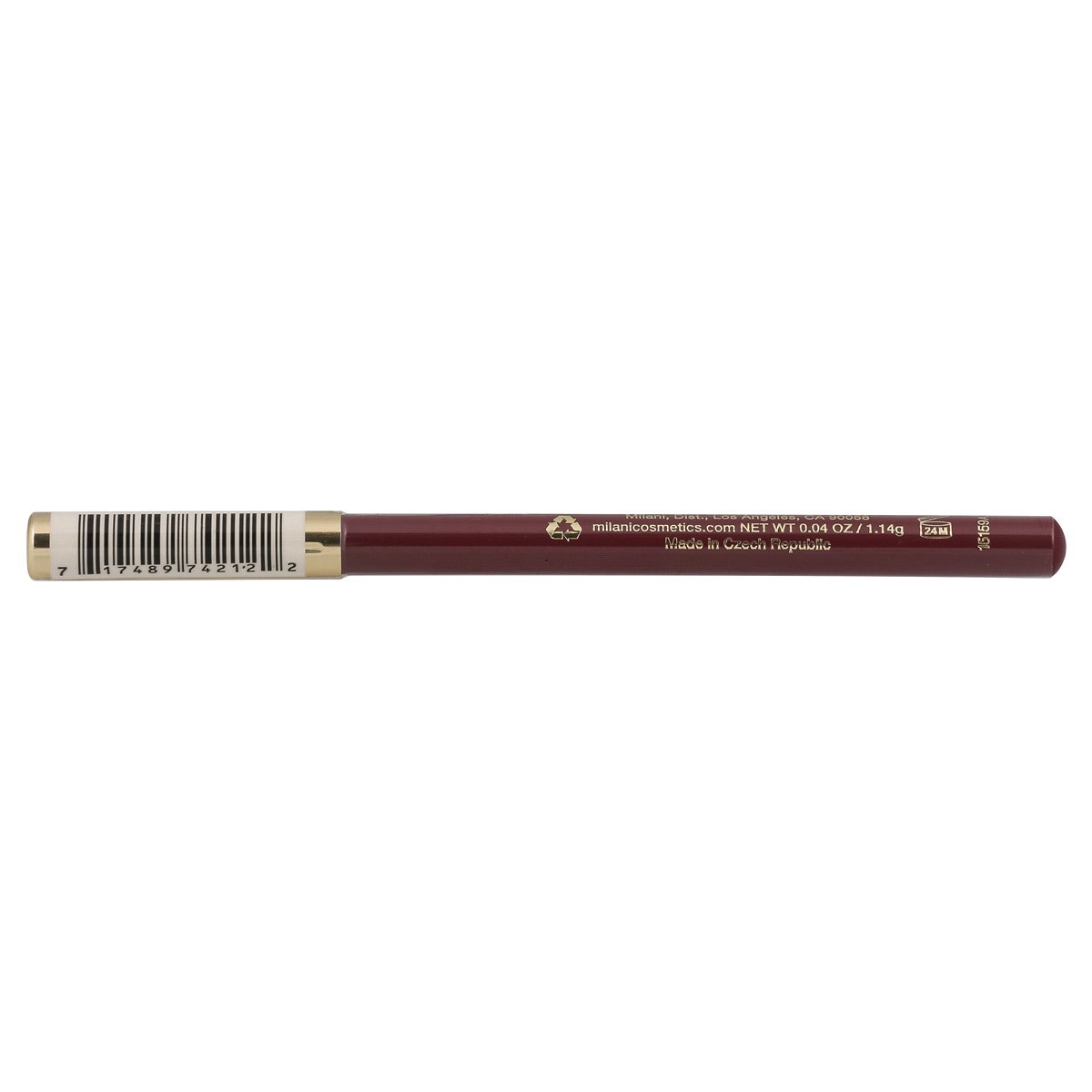 slide 9 of 9, Milani Color Statement Lipliner, Bordeaux, 0.04 oz