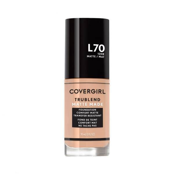 slide 1 of 5, Covergirl Trublend Matte Made Natural Ivory Liquid Foundation, 1 ct