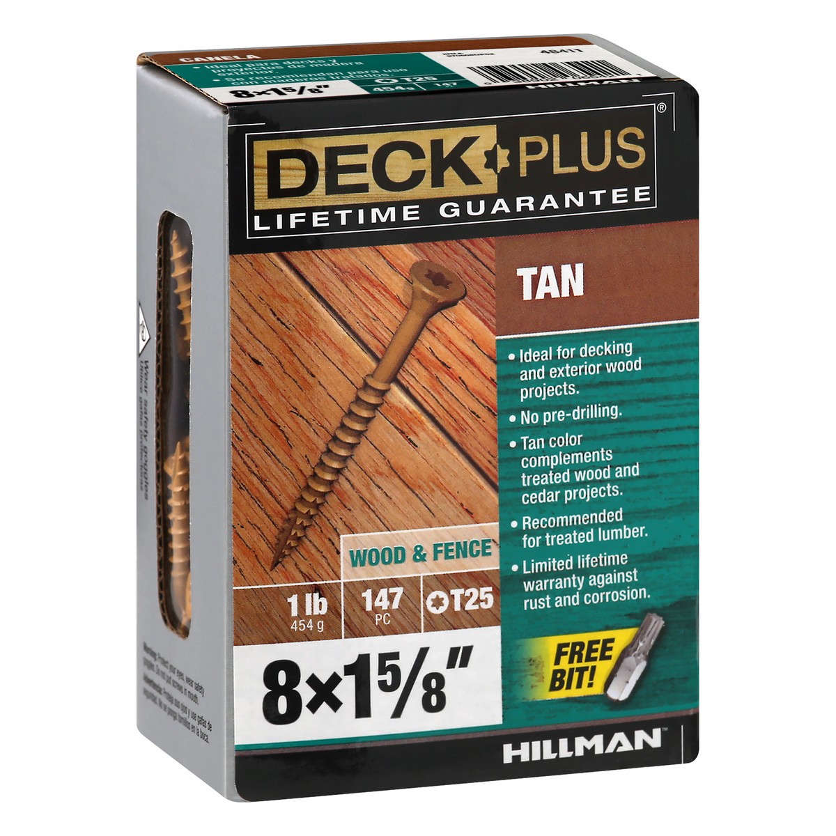 slide 9 of 10, Deck Plus Wood & Fence Tan Screws 147 ea, 1 ct