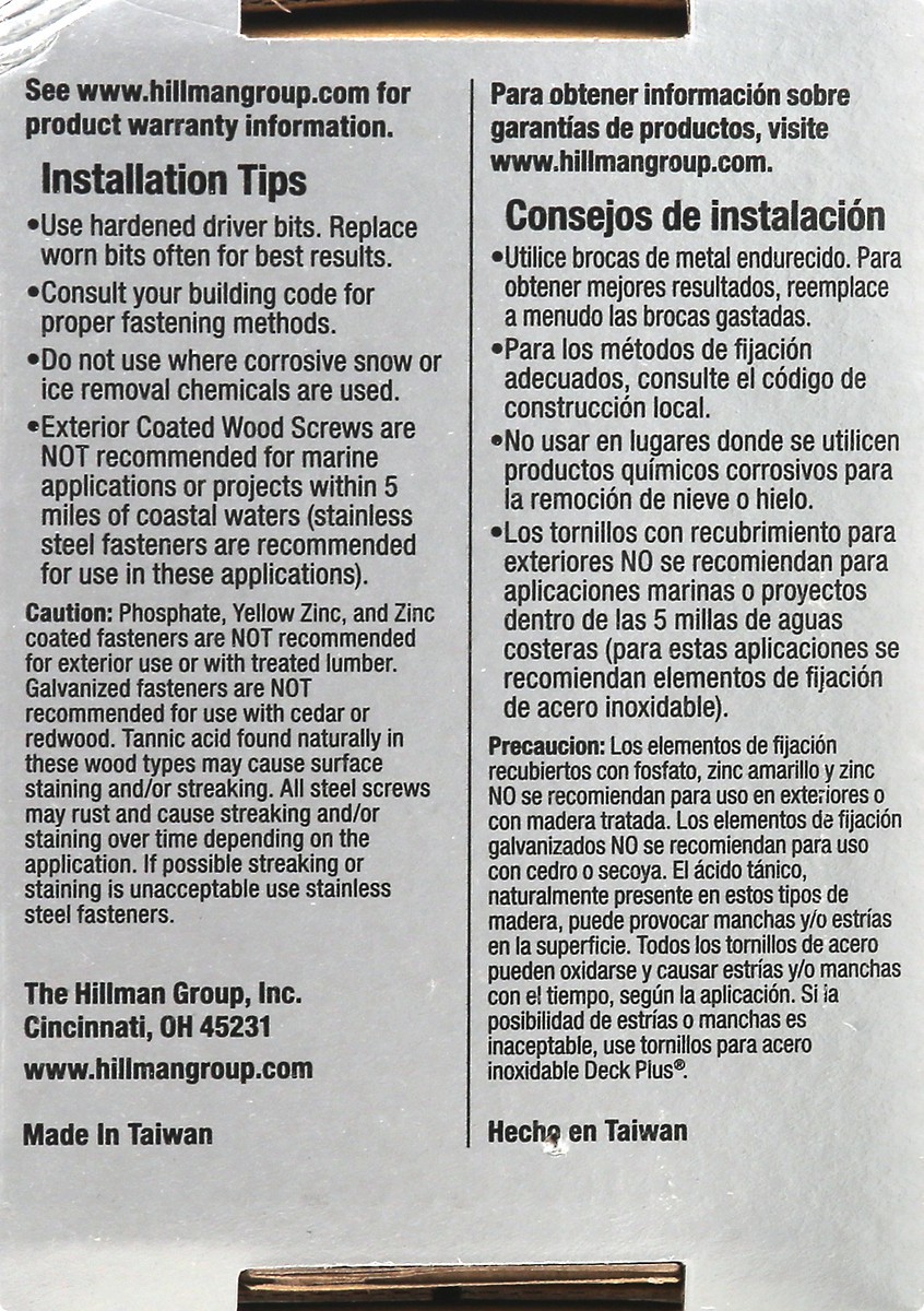 slide 6 of 10, Deck Plus Wood & Fence Tan Screws 147 ea, 1 ct