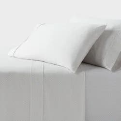 Twin/Twin XL 400 Thread Count Performance Sheet Set Light Gray Geo - Threshold™