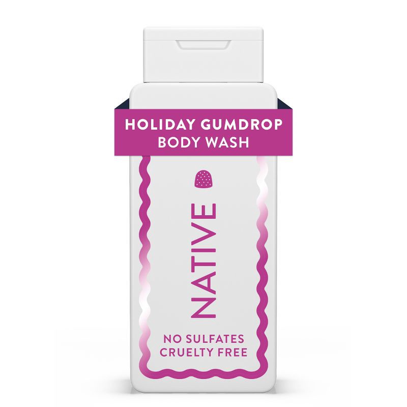slide 2 of 7, Native Limited Edition Body Wash - Holiday Gumdrop - Sulfate Free - 18 fl oz, 18 fl oz